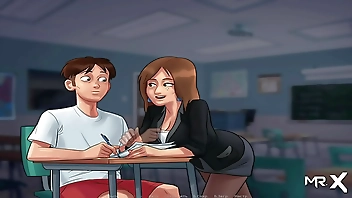 SummertimeSaga - Teacher Gives Her Tits Touch E1 # 44