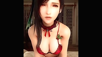 3D Compilation Tifa Lockhart Christmas Fuck Uncensored Hentai Final Fantasy 7 Remake