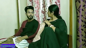 Indian teen boy amazing sex with hot stepmother! Indian pure taboo sex with clear audio