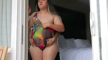 Getting caught fucking in the balcony!! (Beach view)
