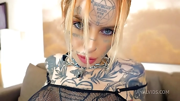 Russian Tattooed Whore Goes Wet, Polina Ice, 2on1, ATM, Balls Deep Anal, DP, Rough Sex, Pee Drink RPH001