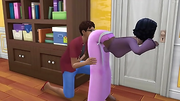 भारतीय सींग का बना हुआ सौतेली माँ उसके सौतेले बेटे को एक होटल के कमरे में उसके साथ यौन संबंध रखने के लिए कहती है