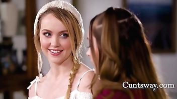 We're the only lesbians in class, so I got you girl