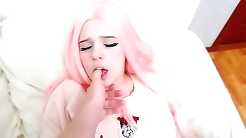 Fucked a sexy girl, playing with my finger in her ass