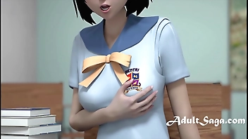 Crazy Sex Teacher Shows Students How To Fuck- Hentai Sex