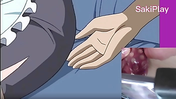 Reaccionando Toca a la criada en la sala y se pone cachonda - Hentai SakiPlay