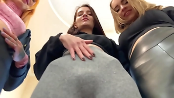 Sniff The Sweaty Asses, Pussies, Armpits and Socks Of Three Sweaty Girls - Triple POV Smelling Femdom