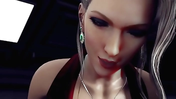Scarlett follada hasta que acaban dentro de ella 3D - FFVII
