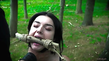 Hot submissive babe gets hard fuck and spanking in bdsm porn ends with cum swallow