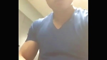 Solo asian masturbating