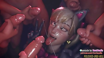 D.Va Bukkake - Overwatch