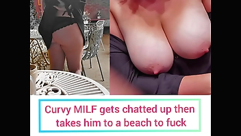 Curvy Has Too Much , Loses Her Friends In Posh Bar Then Gets Chatted Up By Perverted Teen. He Takes Her To The Beach And Records Himself Fucking Her Without Her Even Knowing.