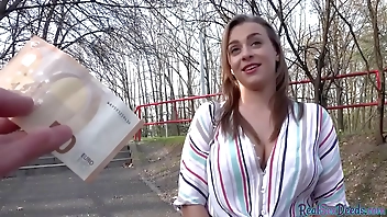 Bigboobs POV babe publicly gets fucked outdoor 4cash