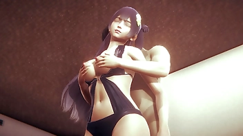 3D Hentai Got Big Boobs Massage