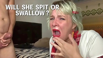 To Spit Or To Swallow Cum, That Is The Question!