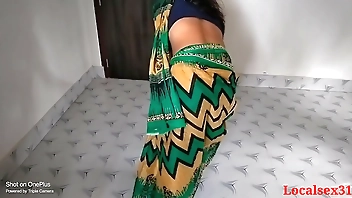 Green Saree indian Mature Sex In Fivester Hotel ( Official Video By Localsex31)