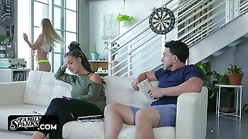 Guy Relieves his Sexual Tense with Blonde Sister, Sloan Harper, Peter Green