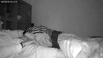 stepmom caught seducing her retard stepson on nannycam