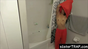 stepsister ed in the shower