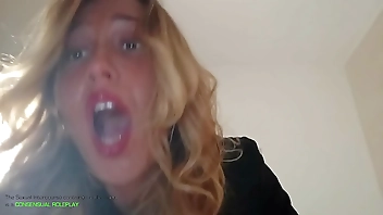 FURIOUSLY HARDCORE:the most PAINFUL and FUCK EVER! NO MERCY for MAELLE and for her PUSSY that gets DESTROYED by a PERVERSE FAN (CONSENSUAL ROLEPLAY, INTRO ENDS at 2:46) AMATEUR HOMEMADE 100% SEXTAPE