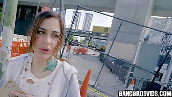 She needs money and it's her lucky day