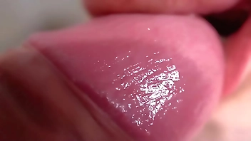 Blowjob, doggystyle and juicy cumshot closeup macro