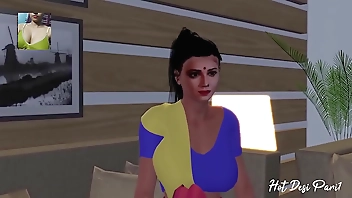 Indian bhabhi has sex with dever, hot cock sucking and pussy fucking with desi bhabhi getting fucked hard