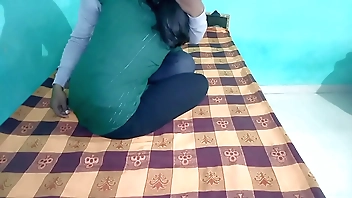 Hot stepsister big tits sucking and pressing handjob video