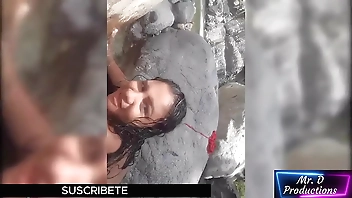 step Sister fucked by her tattooed brother during the family outing, she gets sneakily fucked outdoors by the river without fear that onlookers or her family will catch her fucking in public.