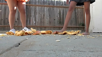 Pumpkin Bandits Smash Strangers Pumpkins