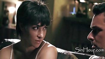 Lesbian girl converted straight by her father in law