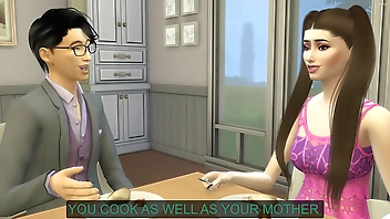 बेटी अपने पिता से उसके कौमार्य में मदद करने के लिए कहती है - एशियाई पिताजी और बेटी