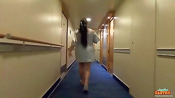 All Aboard! Angelina Castro and Virgo Peridot Take Turns Sucking Cock!