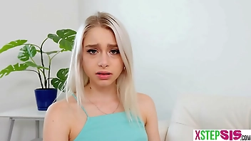 Teen stepsister Scarlett Hampton wanted to get back her boyfriend by taking pics with my dick