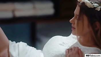 Wedding reception turned upside down with a lesbian friend - Alex Coal and Bunny Colby