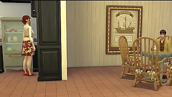 बेटा अपनी मां को बिस्तर में नग्न पकड़ता है और उसे बेरहमी से चोदता है - माँ और बेटा