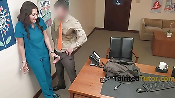 Principal Destroys A Desperate Nurse