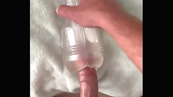Vocal male fucking his fleshlight