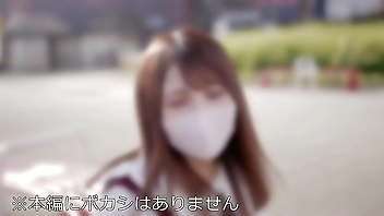 素人女子大生【限定】ゆうちゃん20歳 制服リフレで働く激カワJDちゃんとホテルで密会 お店に内緒で裏オプのエロマッサージ&中出しSEX