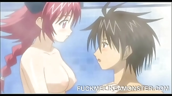 Anime babe fucking cock after blowjob
