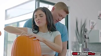 OhFamilyPies.com - Stepbro please fuck Lily Larimar and hot teen Theodora Day tight pumpkins