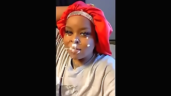 Taking A Big Facial From His Big Dick