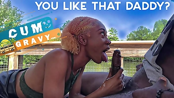 Jamaican Teen Sucking Dick In Florida for Cumgravy