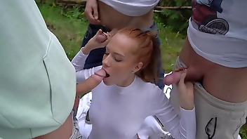 3 Big Cocks Gangbang