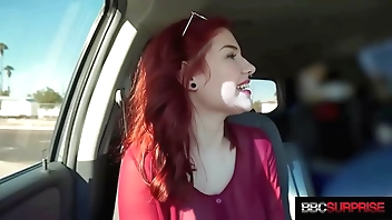 - 18yo Red Haired Newbie Jules Gets her First BBC and Creampie!