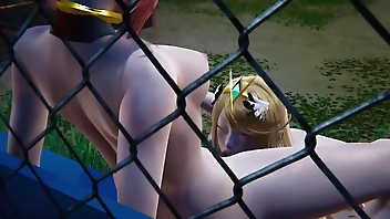 Xenoblade Chronicles 2 - Lesbian Mythra and Pyra