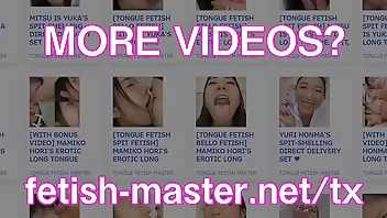 Japanese Asian Tongue Spit Face Nose Licking Sucking Kissing Handjob Fetish - More at fetish-master.net
