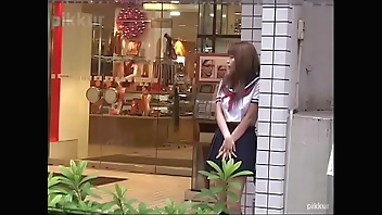 Japanese Porn star is hunting a man on the street 01