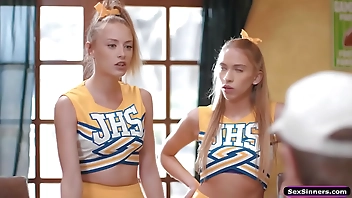 SexSinners.com - Cheerleaders rimmed and analed by coach