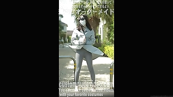 transparent outfit in public